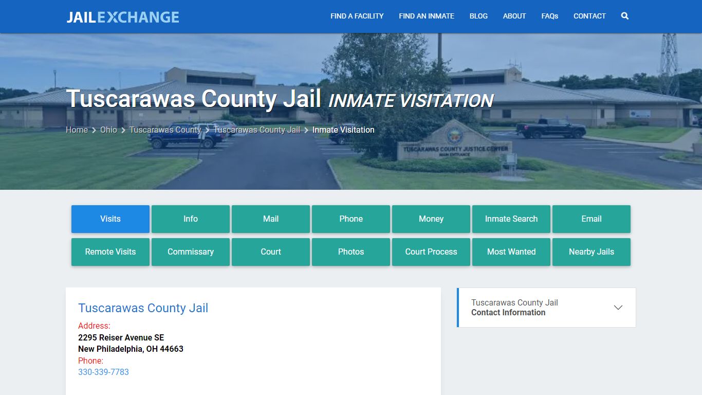 Inmate Visitation - Tuscarawas County Jail, OH - Jail Exchange